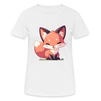 Renards Renard - T-shirt respirant Femme - blanc - Devant - AI Model Female 172 dark (172cm)
