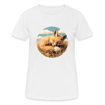 Renards Renard - T-shirt respirant Femme - blanc - Devant - AI Model Female 172 dark (172cm)