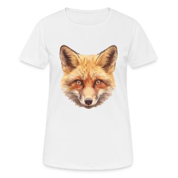 Renards Renard - T-shirt respirant Femme - blanc - Devant - AI Model Female 172 dark (172cm)