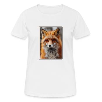 Renards Renard - T-shirt respirant Femme - blanc - Devant - AI Model Female 172 dark (172cm)