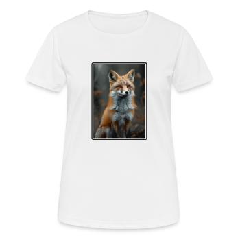 Foxes Fox - Women's Breathable T-Shirt - white - Front - AI Model Female 172 dark (172cm)