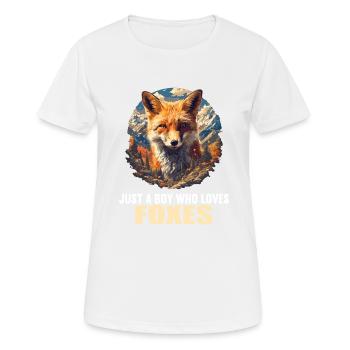 Renards Renard - T-shirt respirant Femme - blanc - Devant - AI Model Female 172 dark (172cm)