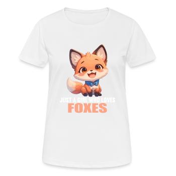 Renards Renard - T-shirt respirant Femme - blanc - Devant - AI Model Female 172 dark (172cm)
