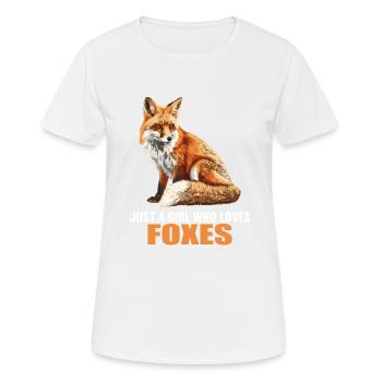 Renards Renard - T-shirt respirant Femme - blanc - Devant - AI Model Female 172 dark (172cm)