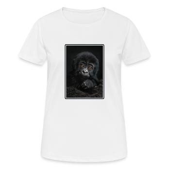 Gorillas Gorilla - Women's Breathable T-Shirt - white - Front - AI Model Female 172 dark (172cm)