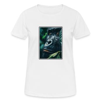 Gorillas Gorilla - Women's Breathable T-Shirt - white - Front - AI Model Female 172 dark (172cm)