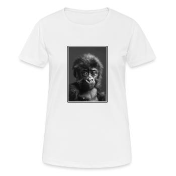 Gorillas Gorilla - Women's Breathable T-Shirt - white - Front - AI Model Female 172 dark (172cm)