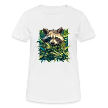 Raccoons Raccoon - Women's Breathable T-Shirt - white - Front - AI Model Female 172 dark (172cm)