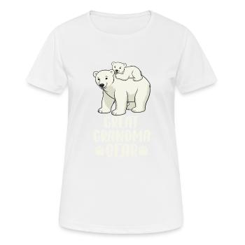 Great Grandma Bear - Women's Breathable T-Shirt - white - Front - AI Model Female 172 dark (172cm)