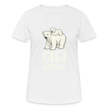 Gigi Bear - Women's Breathable T-Shirt - white - Front - AI Model Female 172 dark (172cm)