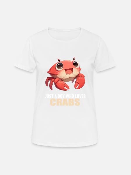 Krabbe Krabben - Frauen T-Shirt atmungsaktiv - Weiß