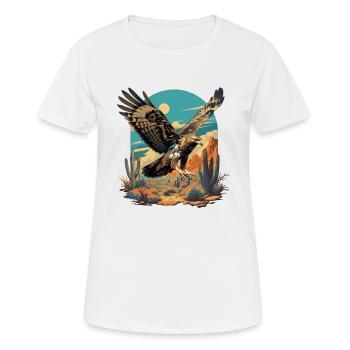 Falcon Falcon - Women's Breathable T-Shirt - white - Front - AI Model Female 172 dark (172cm)