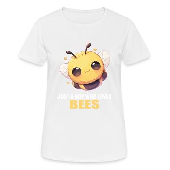 Bees Bee - Women's Breathable T-Shirt - white - Front - AI Model Female 172 dark (172cm)