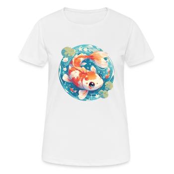 Koi Koi Carp - Women's Breathable T-Shirt - white - Front - AI Model Female 172 dark (172cm)