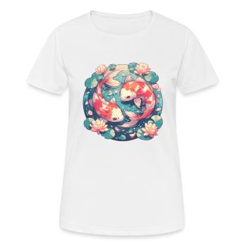 Koi Koi Carp - Women's Breathable T-Shirt - white - Front - AI Model Female 172 dark (172cm)