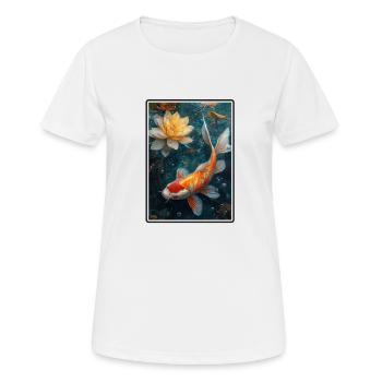 Koi Koi Carp - Women's Breathable T-Shirt - white - Front - AI Model Female 172 dark (172cm)