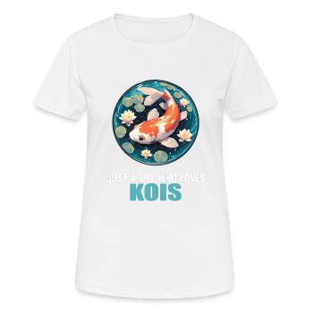 Koi Koi Carp - Women's Breathable T-Shirt - white - Front - AI Model Female 172 dark (172cm)