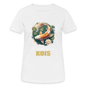 Koi Koi Carp - Women's Breathable T-Shirt - white - Front - AI Model Female 172 dark (172cm)