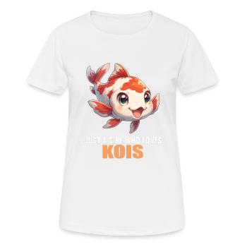 Koi Koi Carp - Women's Breathable T-Shirt - white - Front - AI Model Female 172 dark (172cm)