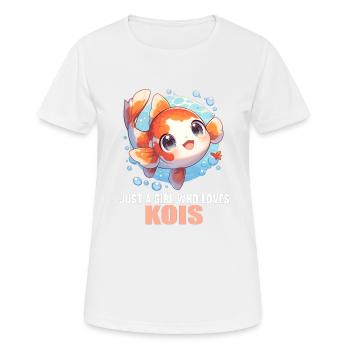 Koi Koi Carp - Women's Breathable T-Shirt - white - Front - AI Model Female 172 dark (172cm)