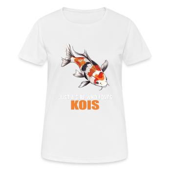 Koi Koi Carp - Women's Breathable T-Shirt - white - Front - AI Model Female 172 dark (172cm)