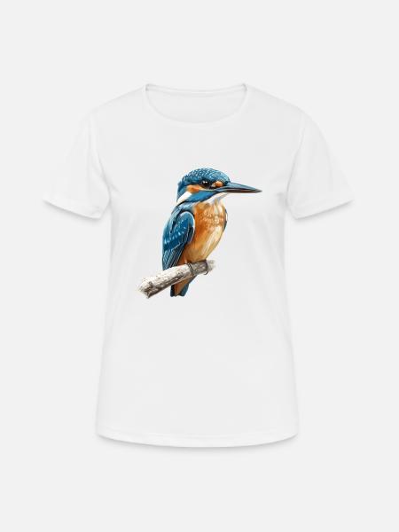 Eisvögel Eisvogel - Frauen T-Shirt atmungsaktiv - Weiß