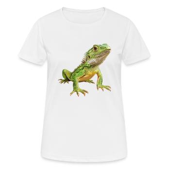 Lézards Lézard - T-shirt respirant Femme - blanc - Devant - AI Model Female 172 dark (172cm)