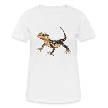 Lézards Lézard - T-shirt respirant Femme - blanc - Devant - AI Model Female 172 dark (172cm)