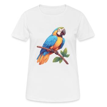 Aras Ara - Frauen T-Shirt atmungsaktiv - Weiß - Vorne - AI Model Female 172 dark (172cm)