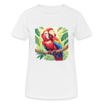 Aras Ara - Frauen T-Shirt atmungsaktiv - Weiß - Vorne - AI Model Female 172 dark (172cm)