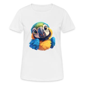 Aras Ara - Frauen T-Shirt atmungsaktiv - Weiß - Vorne - AI Model Female 172 dark (172cm)