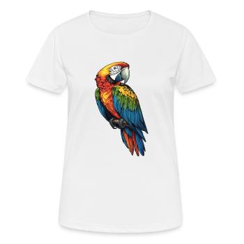 Aras Ara - Frauen T-Shirt atmungsaktiv - Weiß - Vorne - AI Model Female 172 dark (172cm)