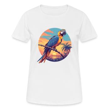 Aras Ara - Frauen T-Shirt atmungsaktiv - Weiß - Vorne - AI Model Female 172 dark (172cm)