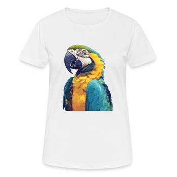 Aras Ara - Frauen T-Shirt atmungsaktiv - Weiß - Vorne - AI Model Female 172 dark (172cm)