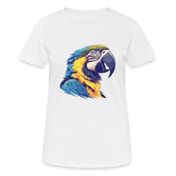 Aras Ara - Frauen T-Shirt atmungsaktiv - Weiß - Vorne - AI Model Female 172 dark (172cm)