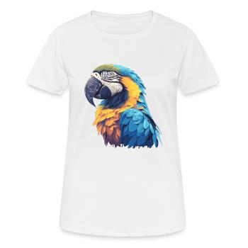 Aras Ara - Frauen T-Shirt atmungsaktiv - Weiß - Vorne - AI Model Female 172 dark (172cm)