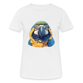 Aras Ara - Frauen T-Shirt atmungsaktiv - Weiß - Vorne - AI Model Female 172 dark (172cm)