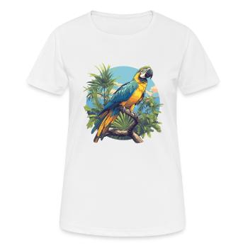 Aras Ara - Frauen T-Shirt atmungsaktiv - Weiß - Vorne - AI Model Female 172 dark (172cm)