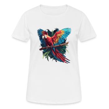 Aras Ara - Frauen T-Shirt atmungsaktiv - Weiß - Vorne - AI Model Female 172 dark (172cm)