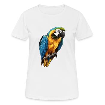 Aras Ara - Frauen T-Shirt atmungsaktiv - Weiß - Vorne - AI Model Female 172 dark (172cm)