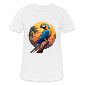 Aras Ara - Frauen T-Shirt atmungsaktiv - Weiß - Vorne - AI Model Female 172 dark (172cm)