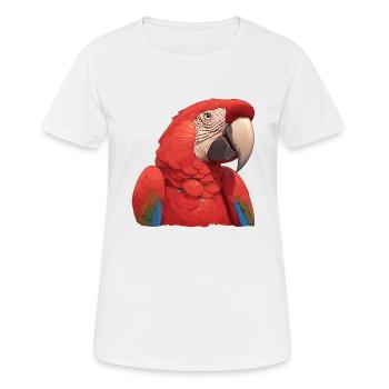 Aras Ara - Frauen T-Shirt atmungsaktiv - Weiß - Vorne - AI Model Female 172 dark (172cm)