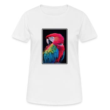 Aras Ara - Frauen T-Shirt atmungsaktiv - Weiß - Vorne - AI Model Female 172 dark (172cm)