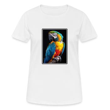 Aras Ara - Frauen T-Shirt atmungsaktiv - Weiß - Vorne - AI Model Female 172 dark (172cm)