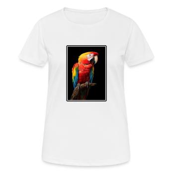 Aras Ara - Frauen T-Shirt atmungsaktiv - Weiß - Vorne - AI Model Female 172 dark (172cm)