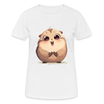Marmottes Marmottes - T-shirt respirant Femme - blanc - Devant - AI Model Female 172 dark (172cm)
