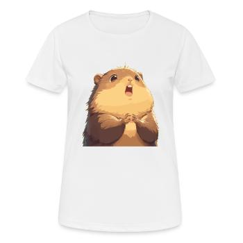 Marmottes Marmottes - T-shirt respirant Femme - blanc - Devant - AI Model Female 172 dark (172cm)