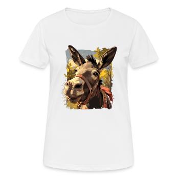 Mules Mule - T-shirt respirant Femme - blanc - Devant - AI Model Female 172 dark (172cm)