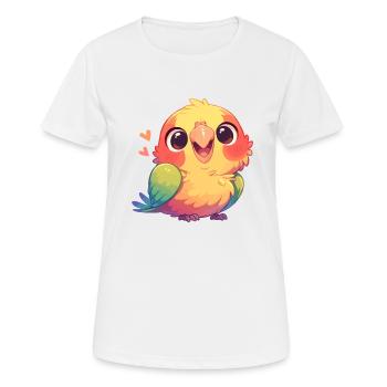Parrot Parrot Parrot - Women's Breathable T-Shirt - white - Front - AI Model Female 172 dark (172cm)