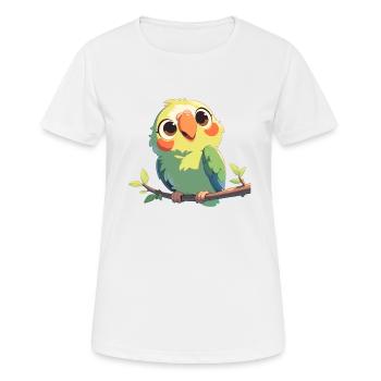 Parrot Parrot Parrot - Women's Breathable T-Shirt - white - Front - AI Model Female 172 dark (172cm)